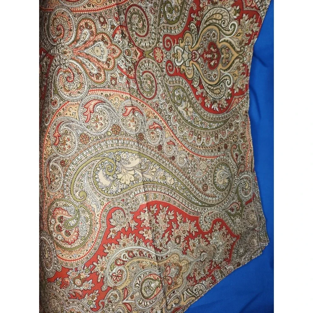 Ralph Lauren Napkins 12 Pc Set Cotton Paisley DALMENCY HALL 20x20 NEW